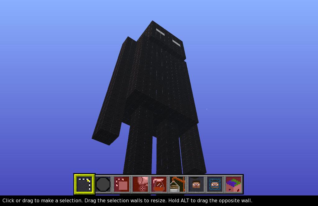 BIG enderman 47 blocks high (2 presentation) Minecraft Map